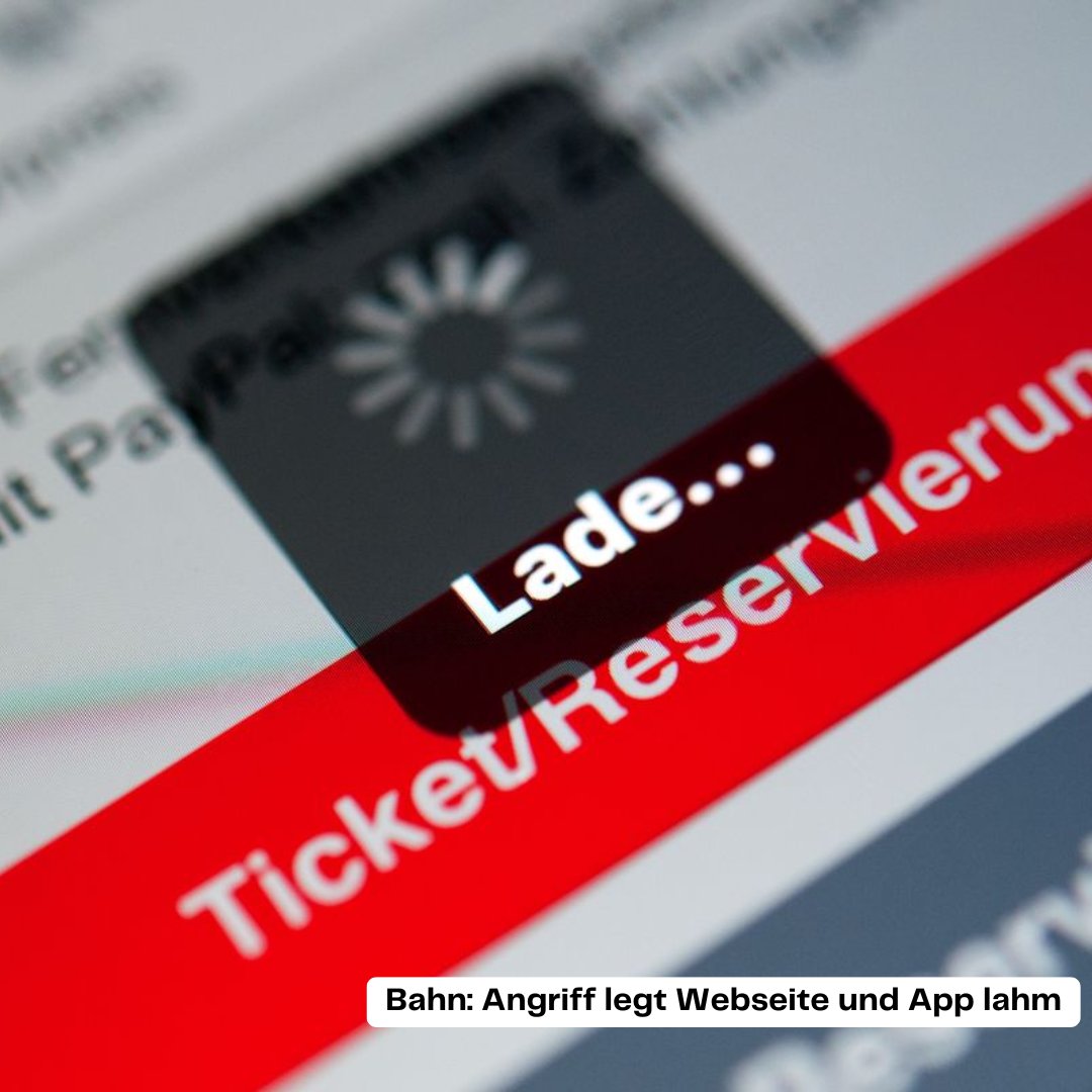 Symbolbild zum Thema DDoS-Angriff auf die digitalen Dienste der Deutschen Bahn